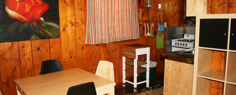 Dining area off the kitchen.