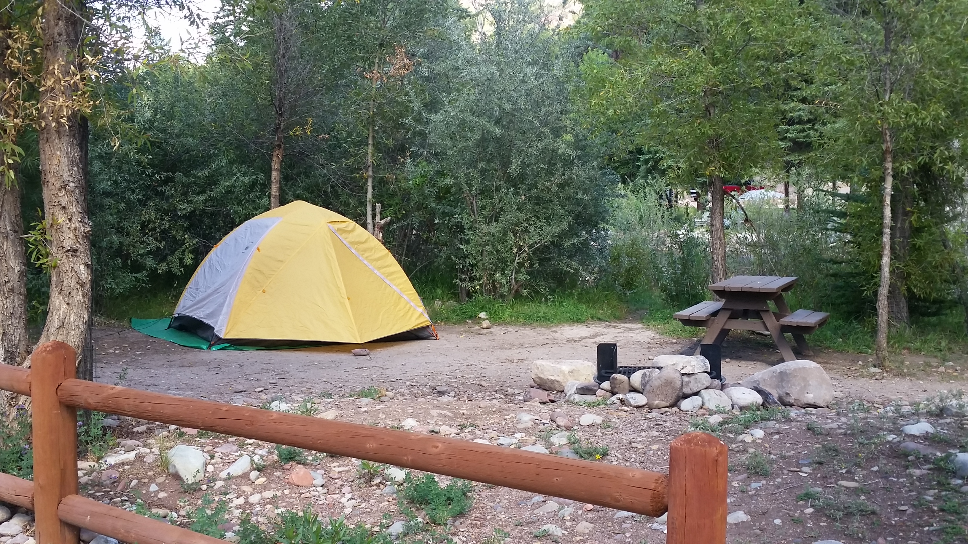 Small River Tent site
