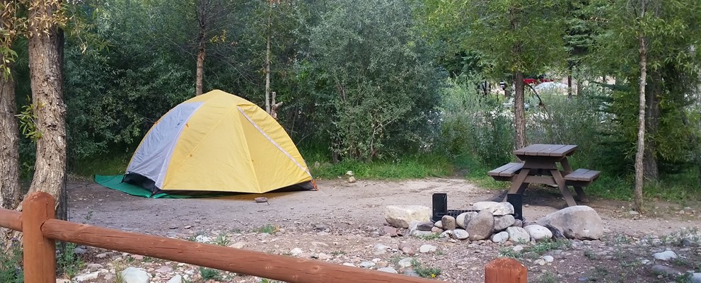 Small River Tent site