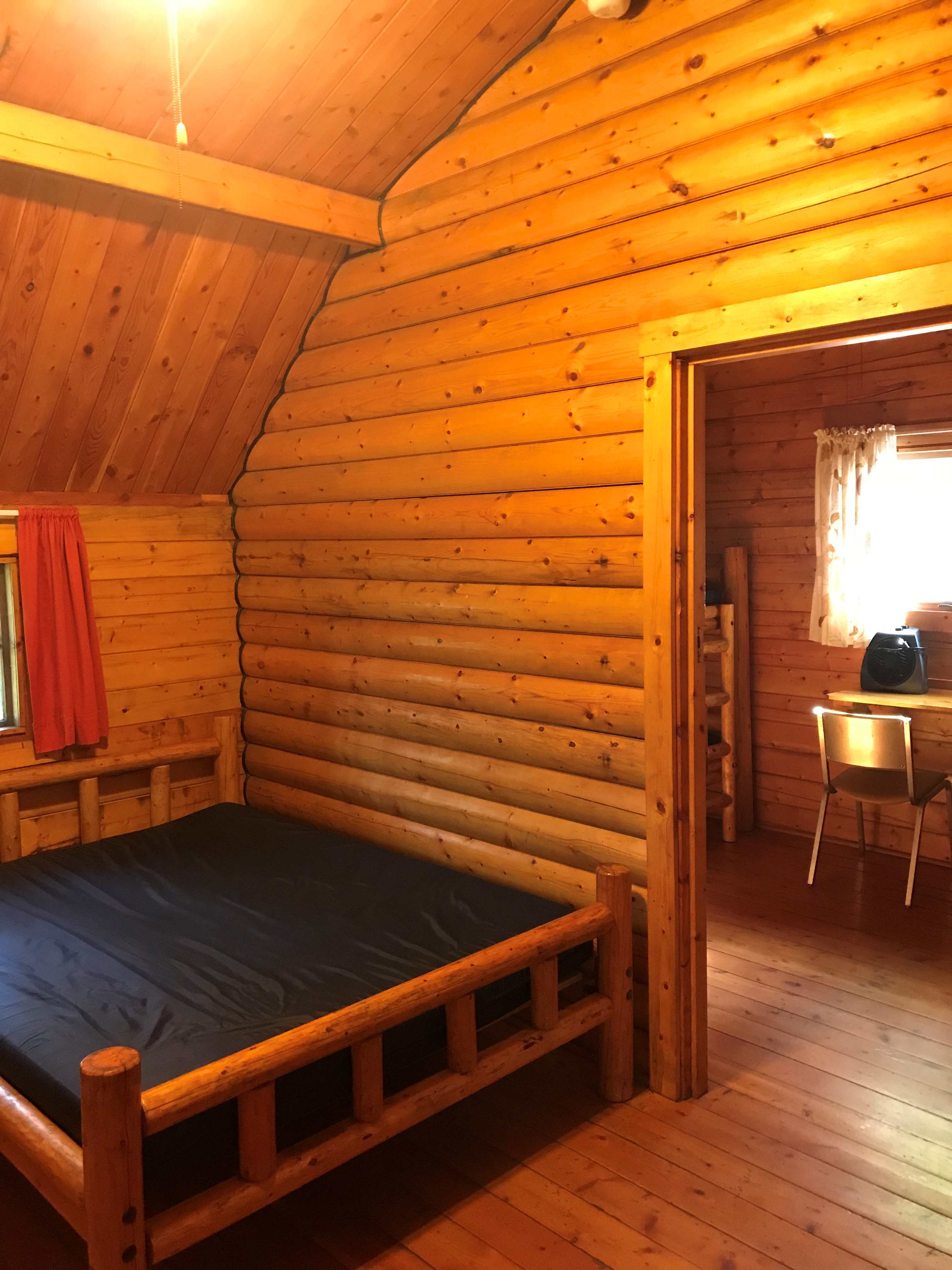 Full Bed- 2 Room Camping Cabin