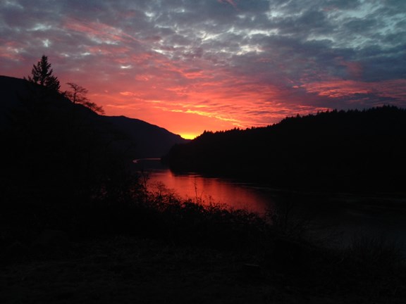 Sunset in the Gorge