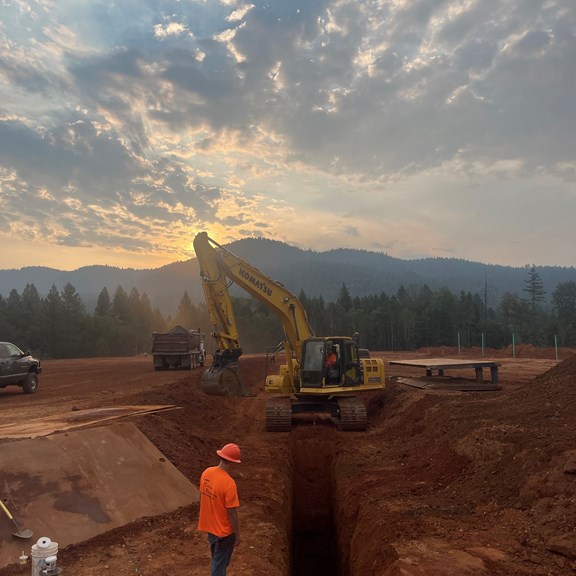 Sunrise on the Job Site