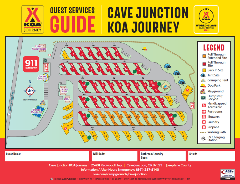 Campground Site Map