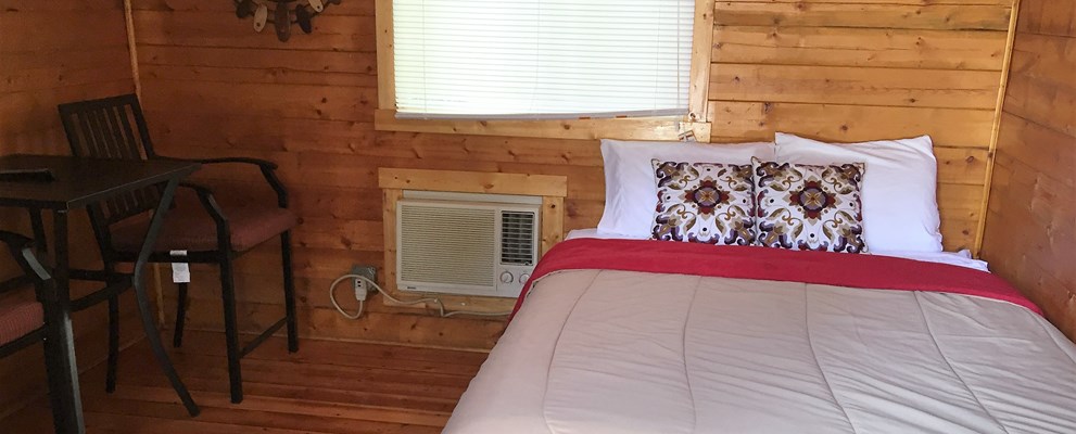 Inside Couple's Cabin Bed