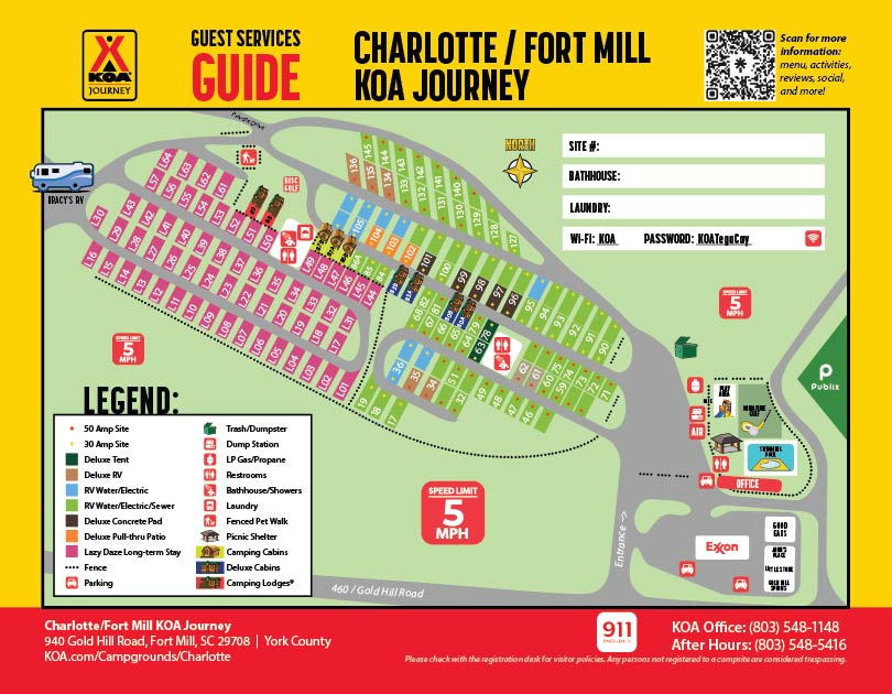 Campground Site Map