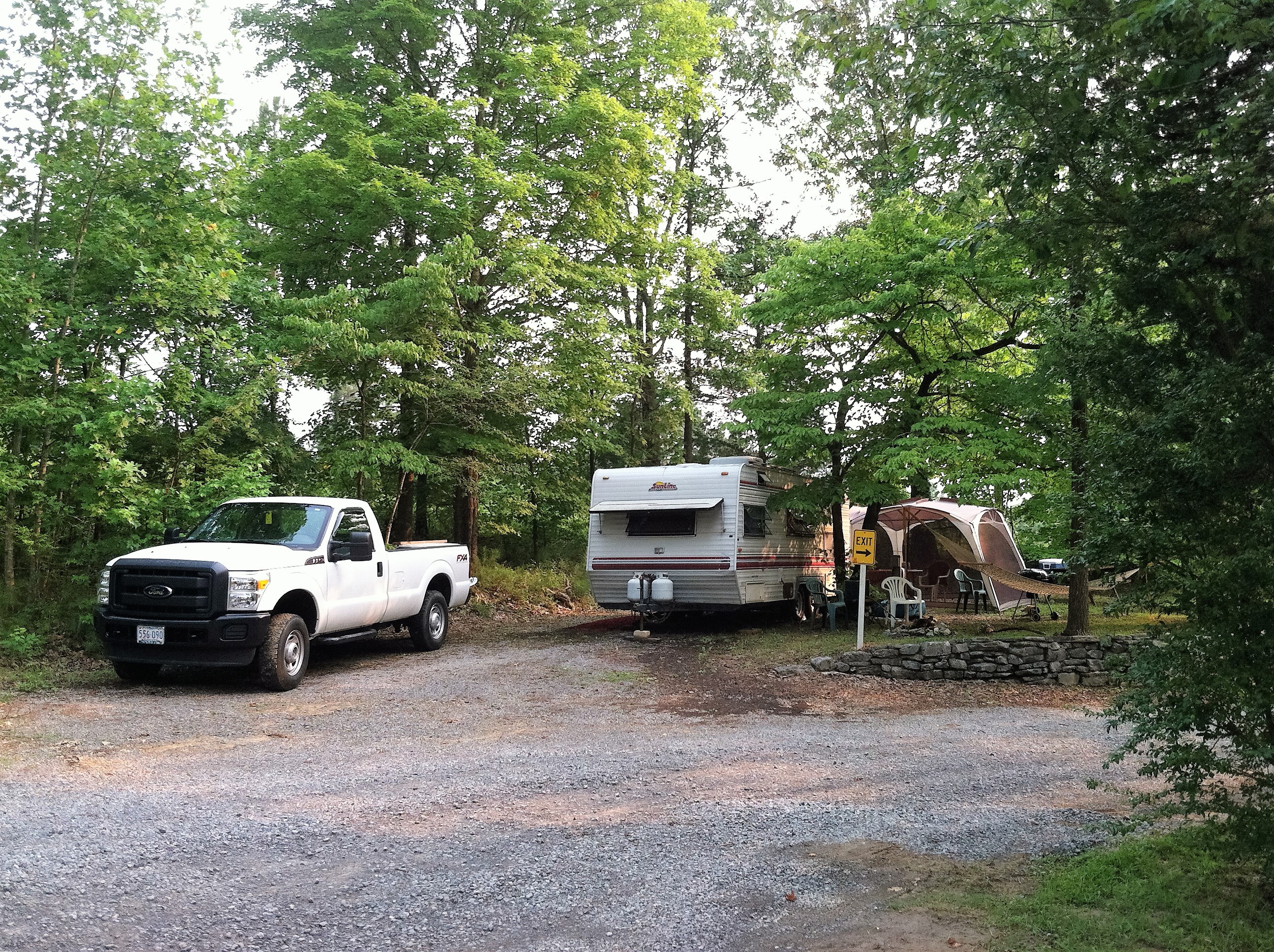 Site 10. This is a back in water and electric site