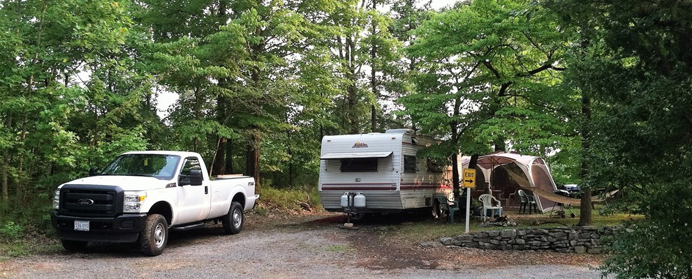 Site 10. This is a back in water and electric site