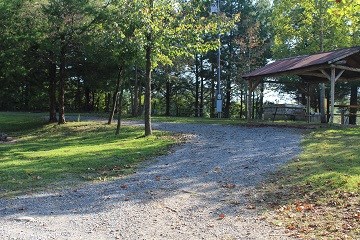 Front of Park Primitive Tenting area