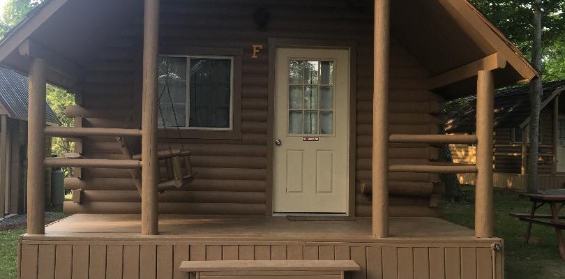 Cabin F
Our 2 Room Cabin that Sleeps 6
located in our Camping Village