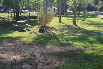 Primitive Tenting Site in Camping Village