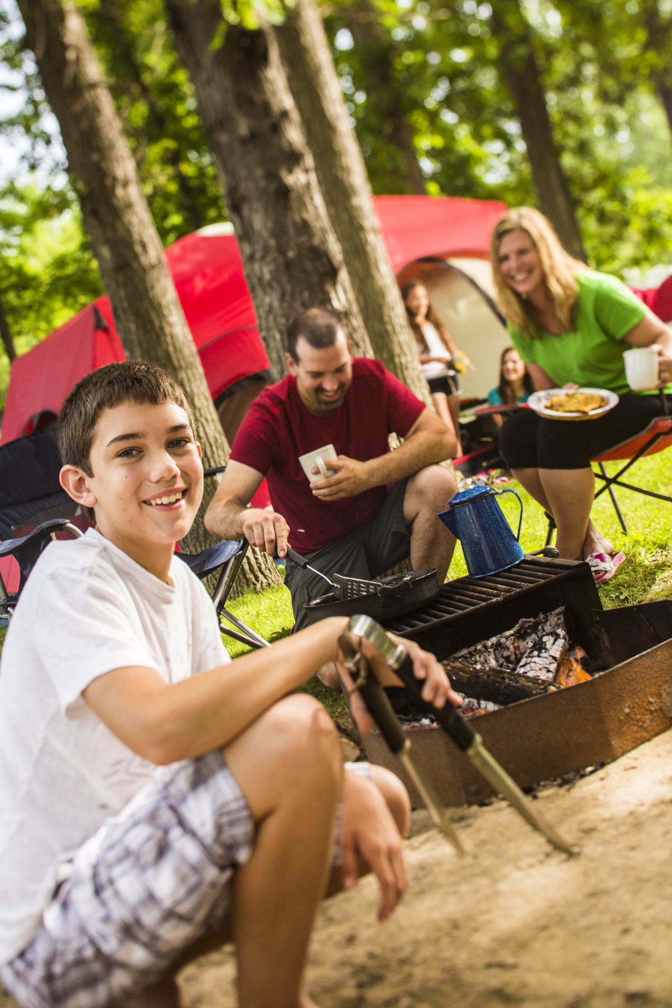 tenting sites