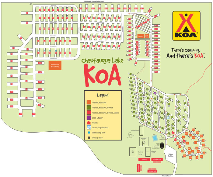 Campground Site Map