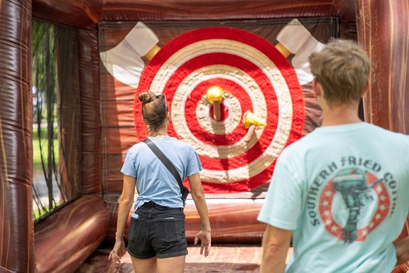 Inflatable Axe Throwing
