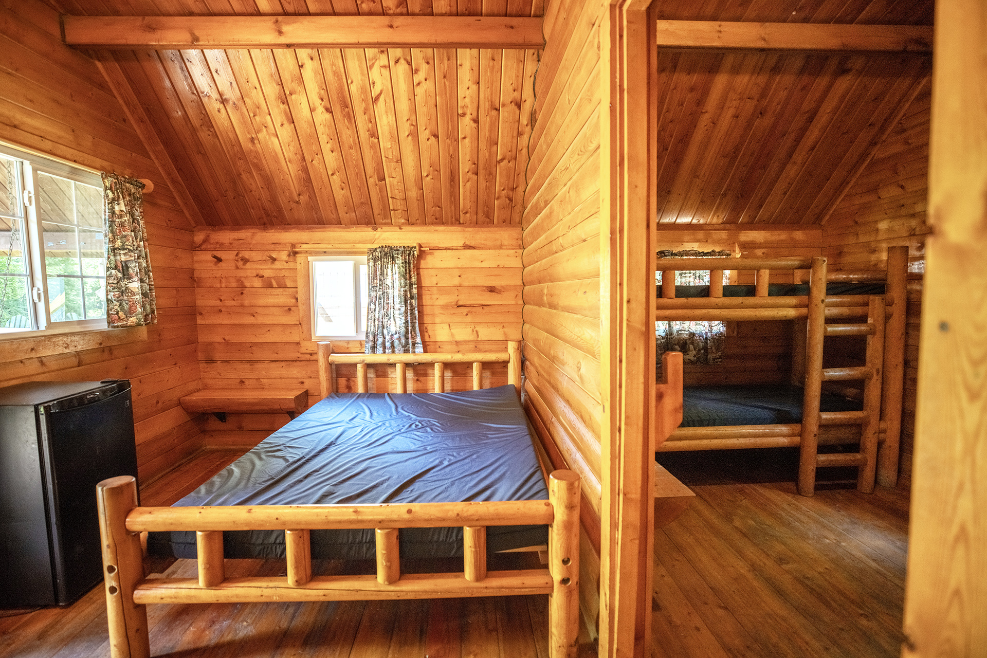 CC253 - Camping Cabin, 2 Room with Upgraded Deck on Creek