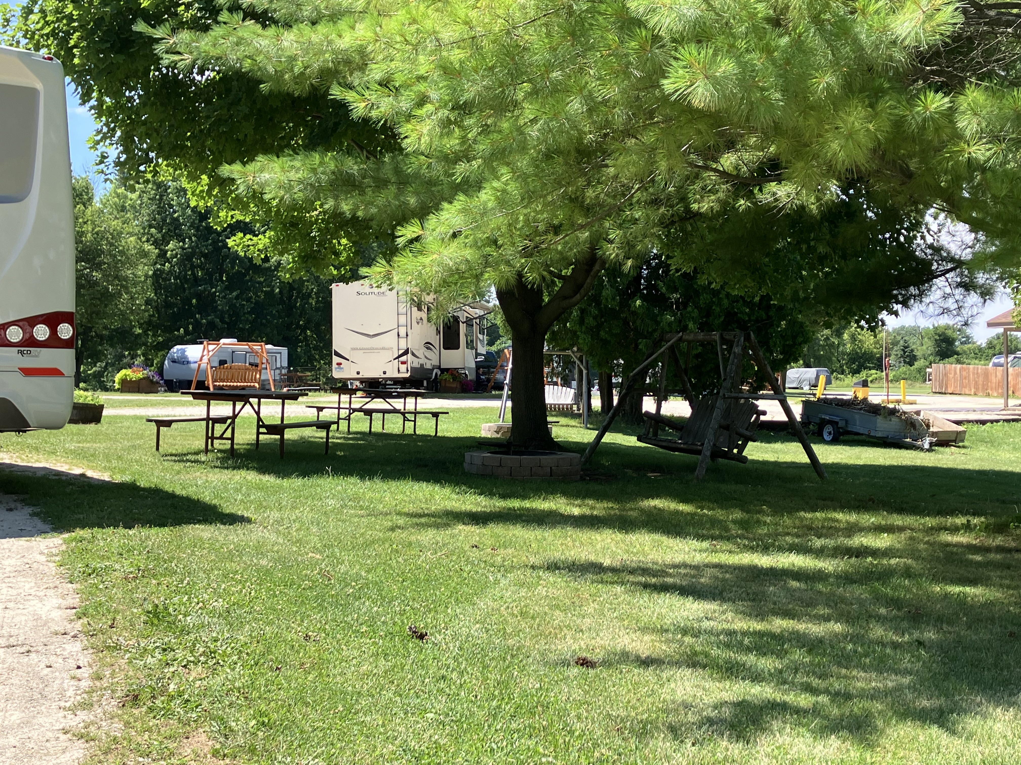 Pleanty of green space and shade to enjoy!