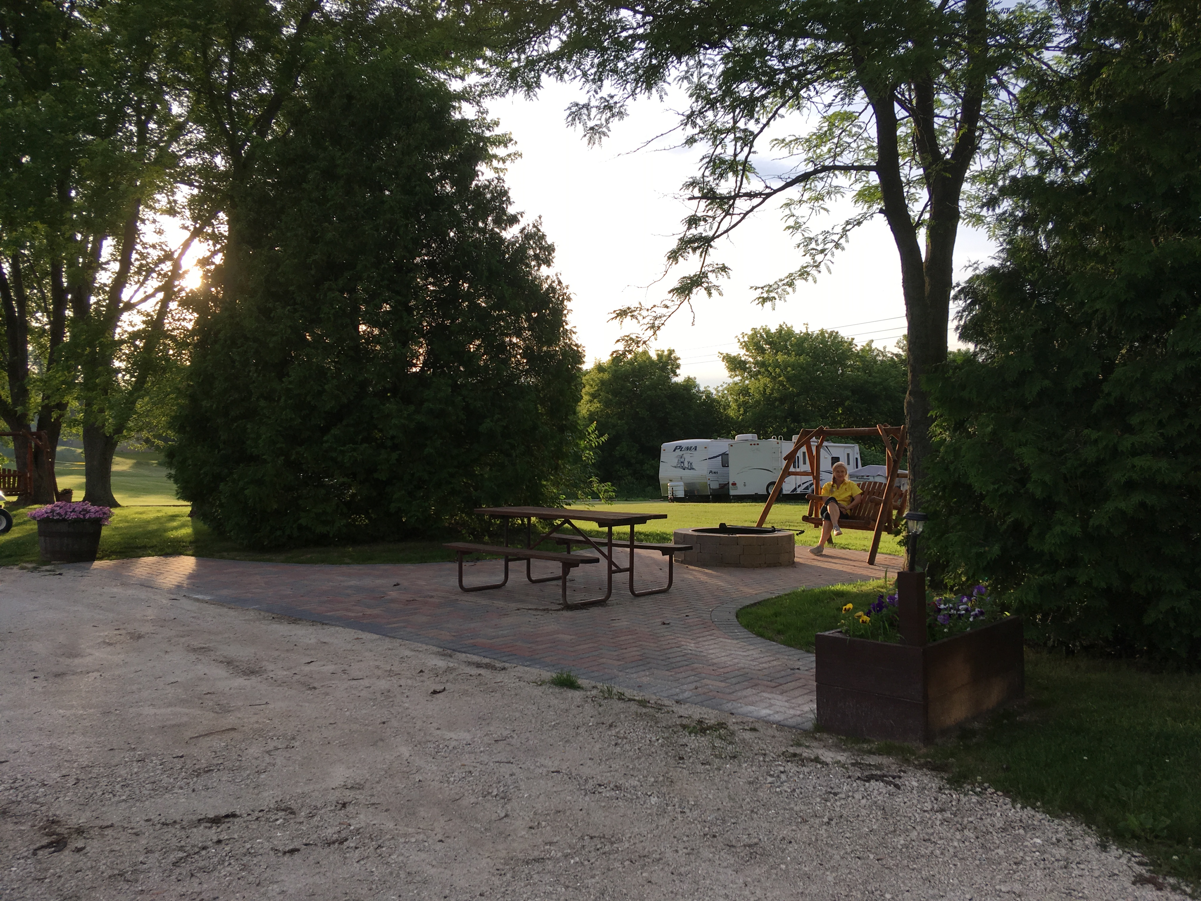 Deluxe Patio Site