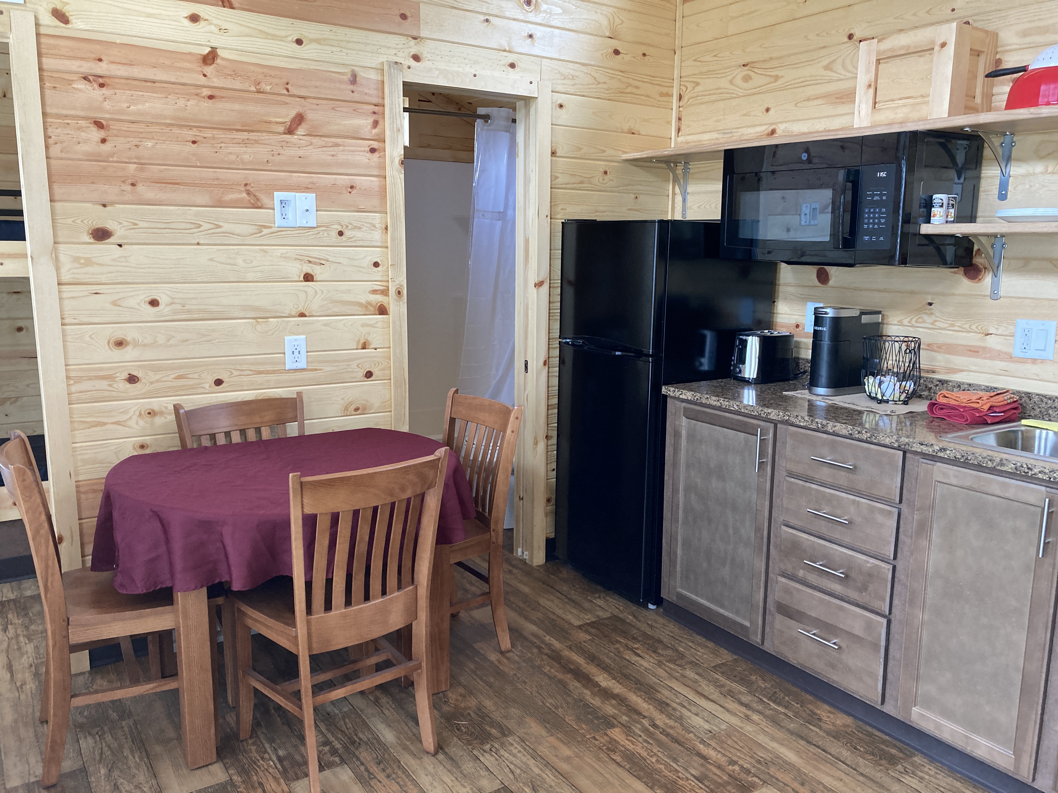 Partial Kitchen, Dining Deluxe Cabin