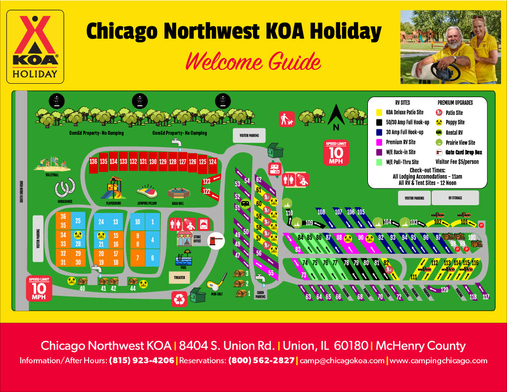 Campground Site Map