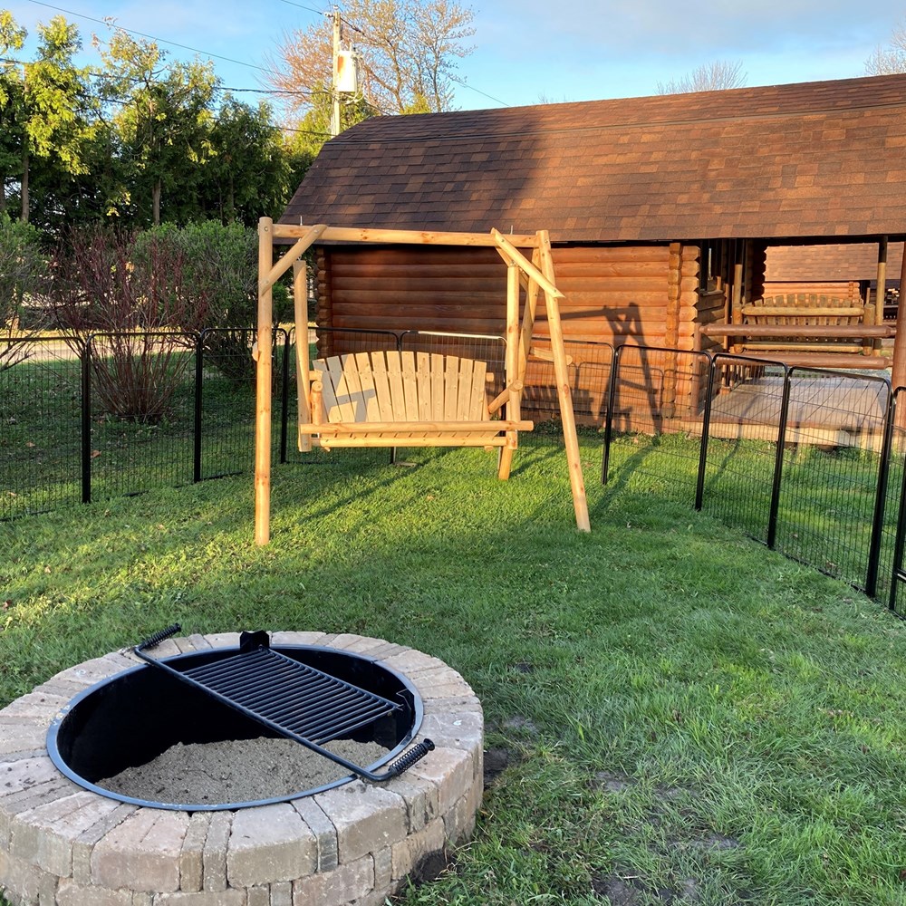 Tent section with rustic cabins and upgraded sites for pop-up campers!