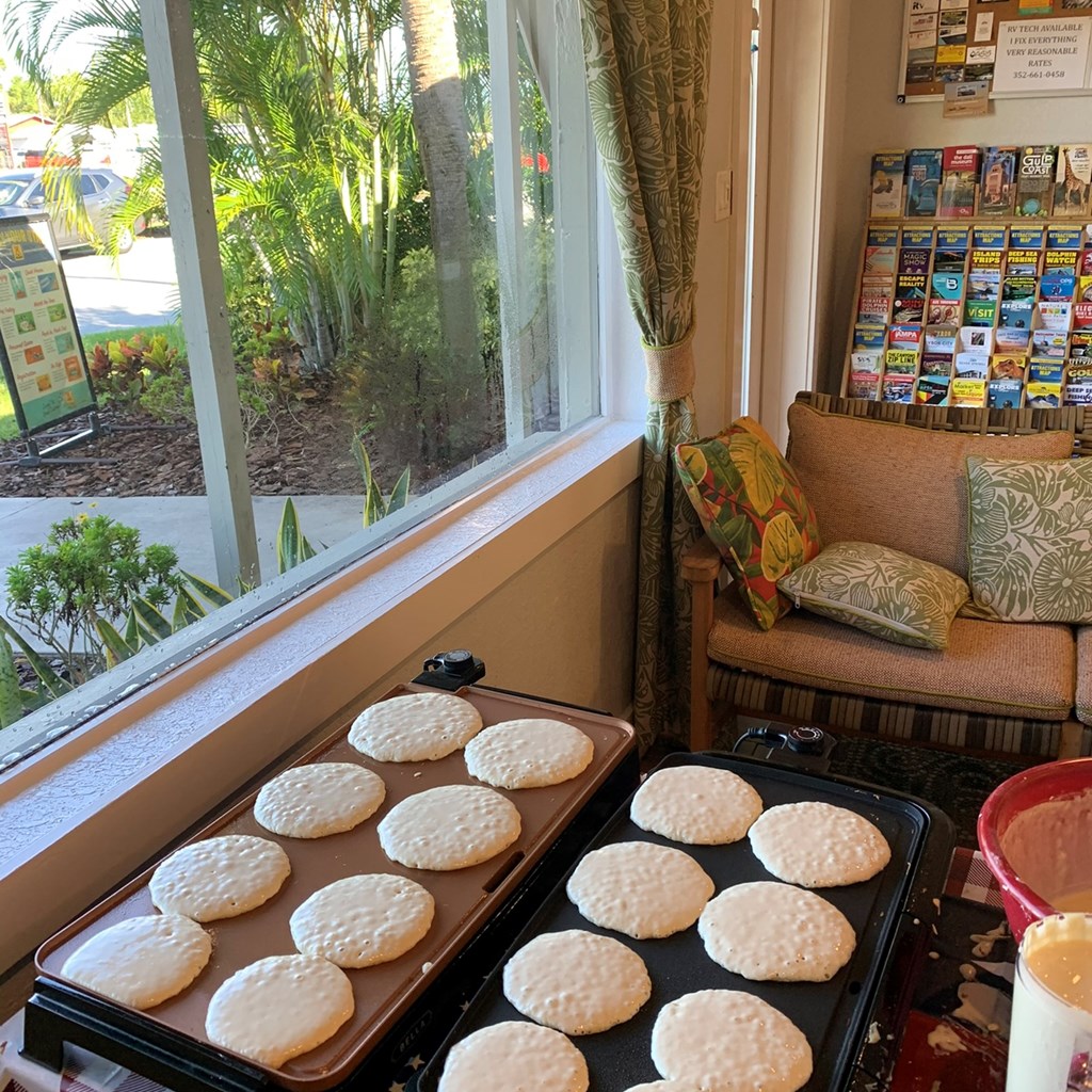 Saturdays are Pancake Breakfast days!