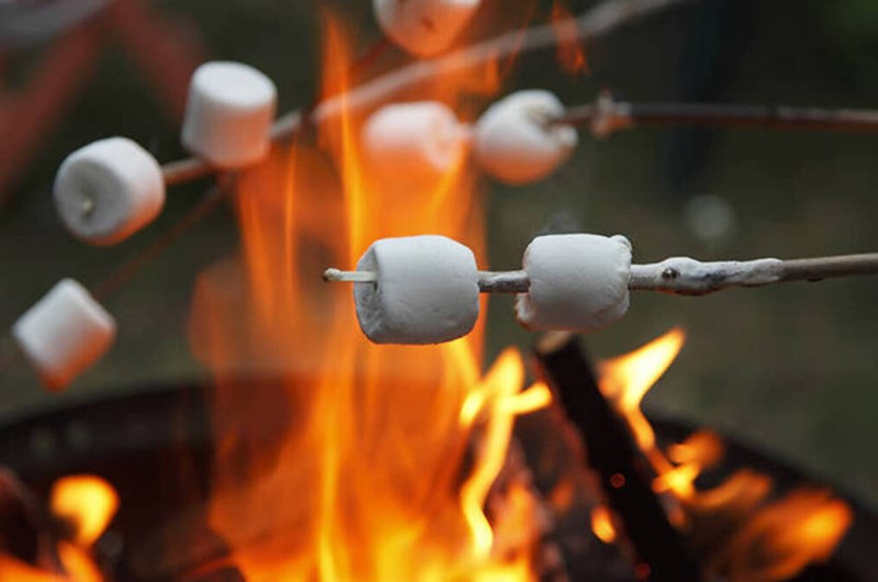 Saturday Night Bonfire with S'mores Photo