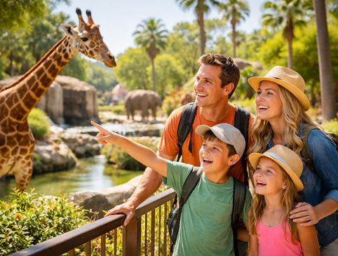 Zoo and Camp Adventure Weekend Photo