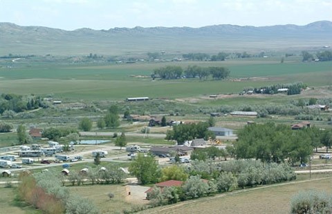 Overlooking the Cody KOA