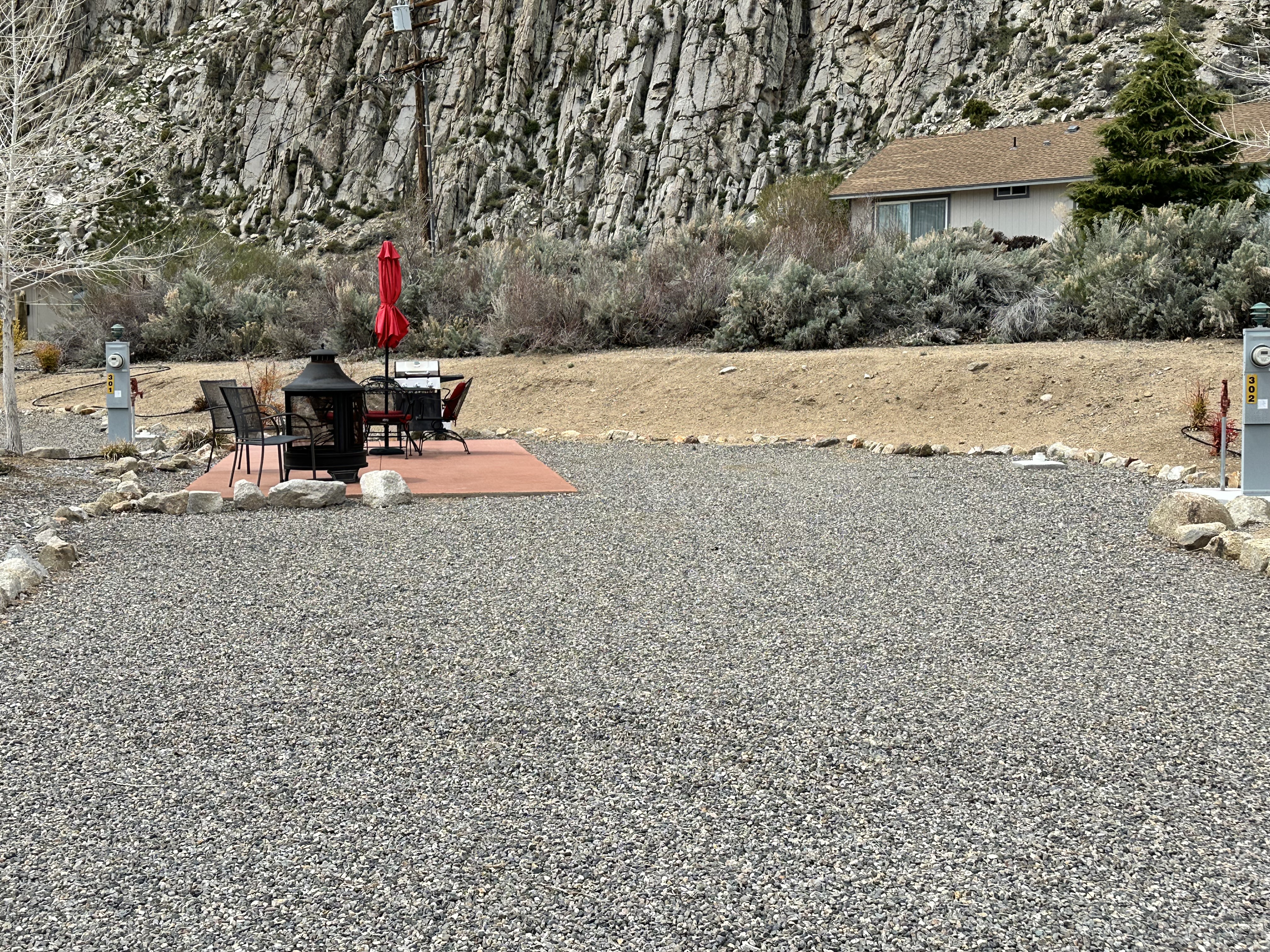 Premium patio site