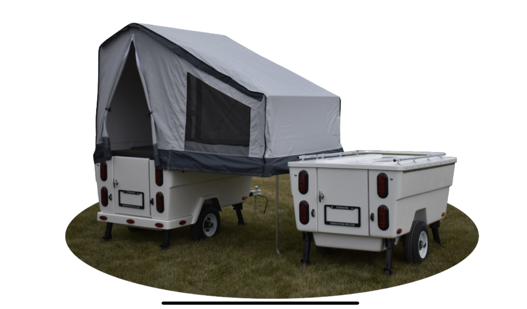 Motorcycle tent trailer