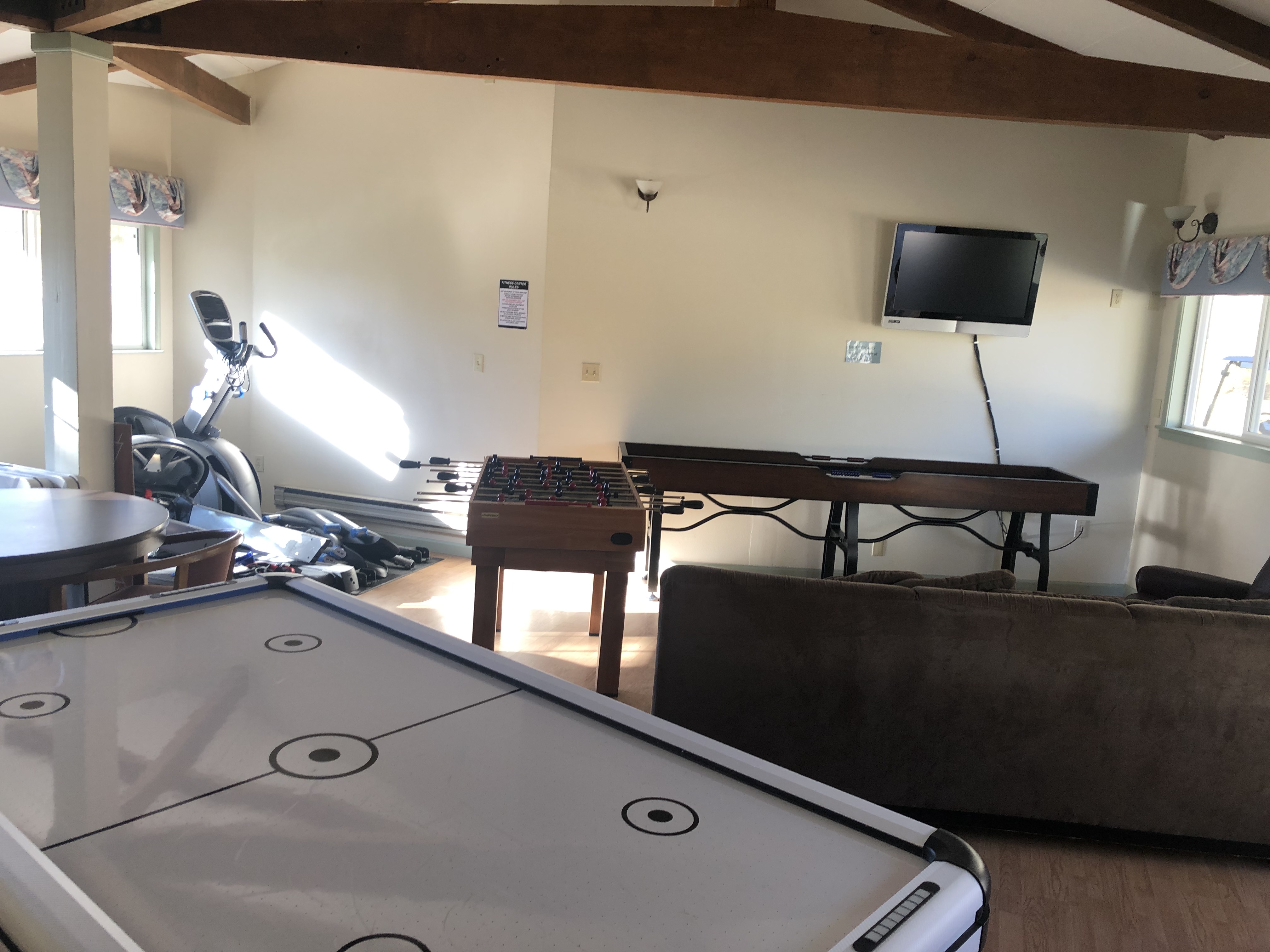 Game room with Air Hockey