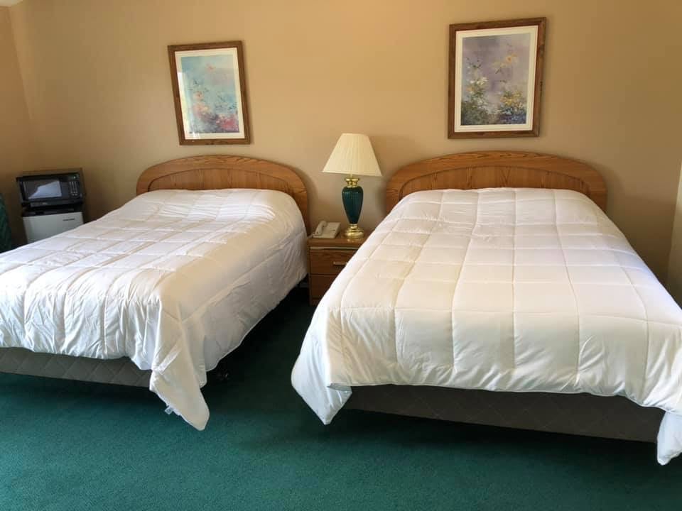Two queen bed near the pool
