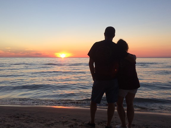 Take in a Lake Michigan Sunset