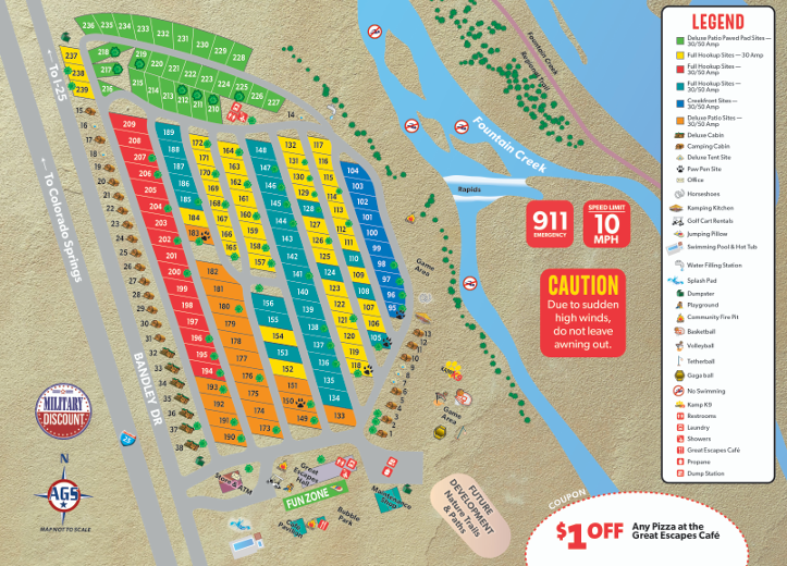 Campground Site Map