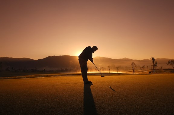Golfing