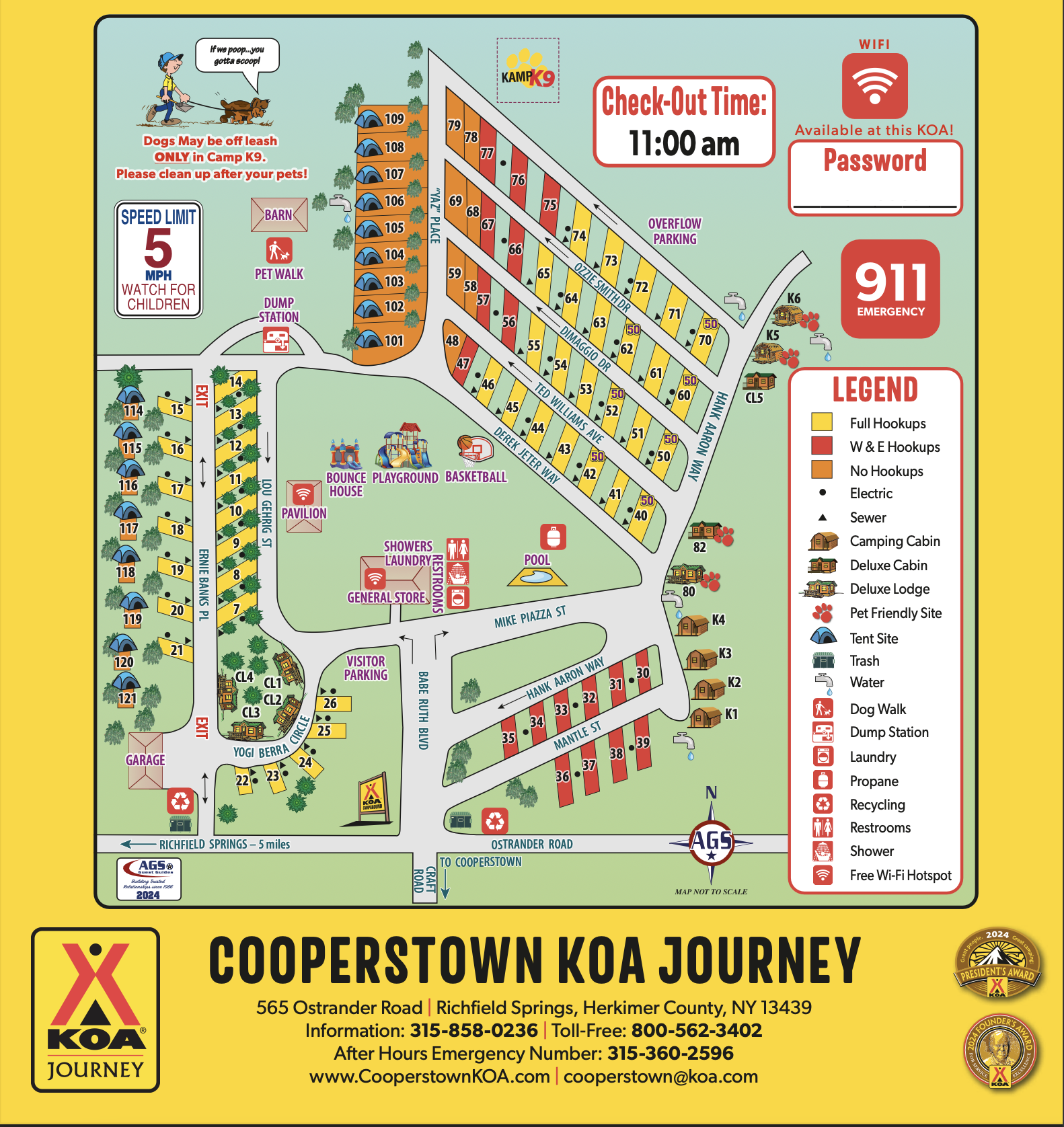 Campground Site Map