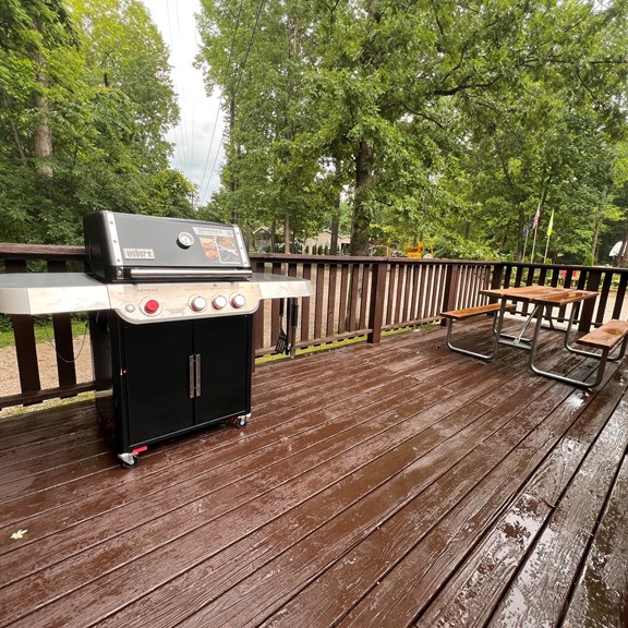 Deck of the 2 room cabin