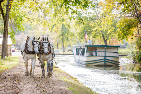Monticello III Horse-Drawn Canal Boat Ride