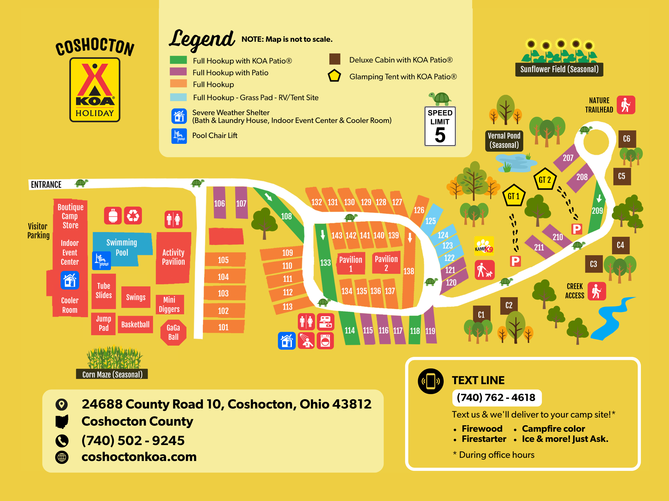 Campground Site Map