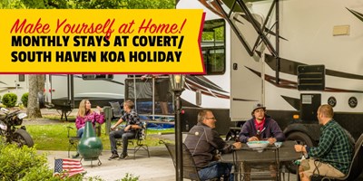Monthly Stays at Covert/South Haven KOA