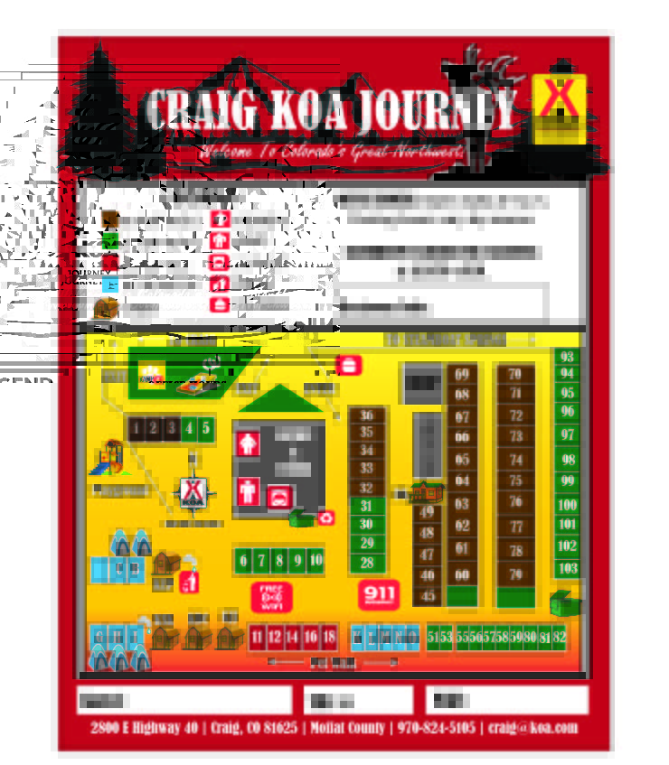 Campground Site Map