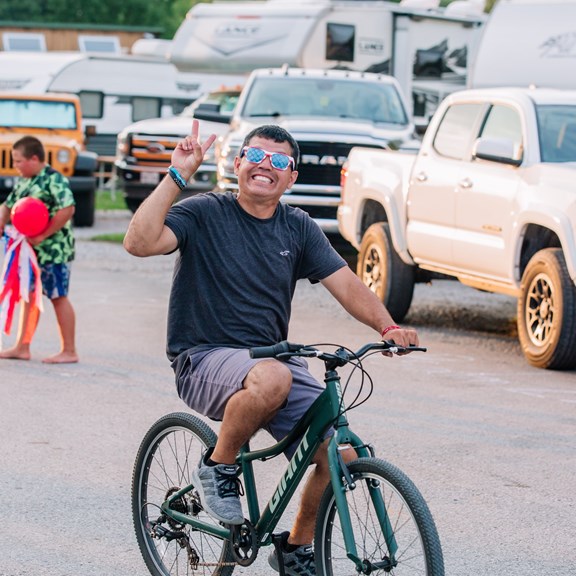 Grab a bike and ride around the KOA