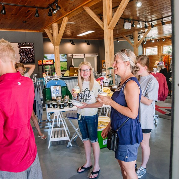 Stop by the general store to shop and grab some ice cream during your stay.