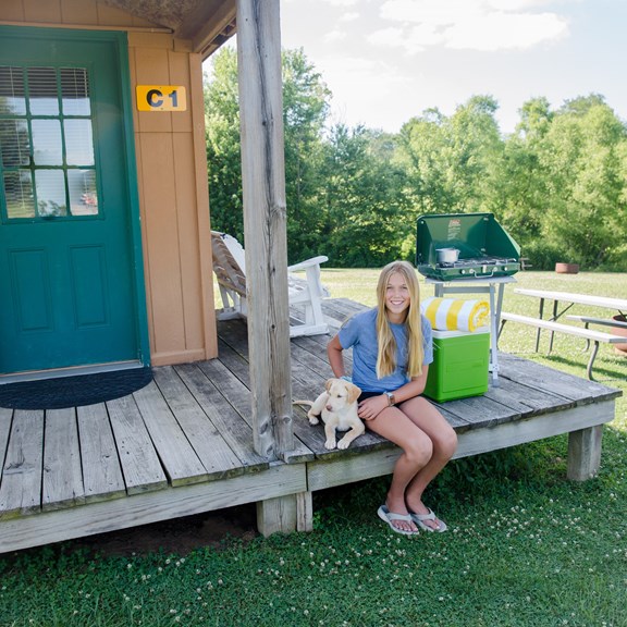 Relax in a Camping Cabin