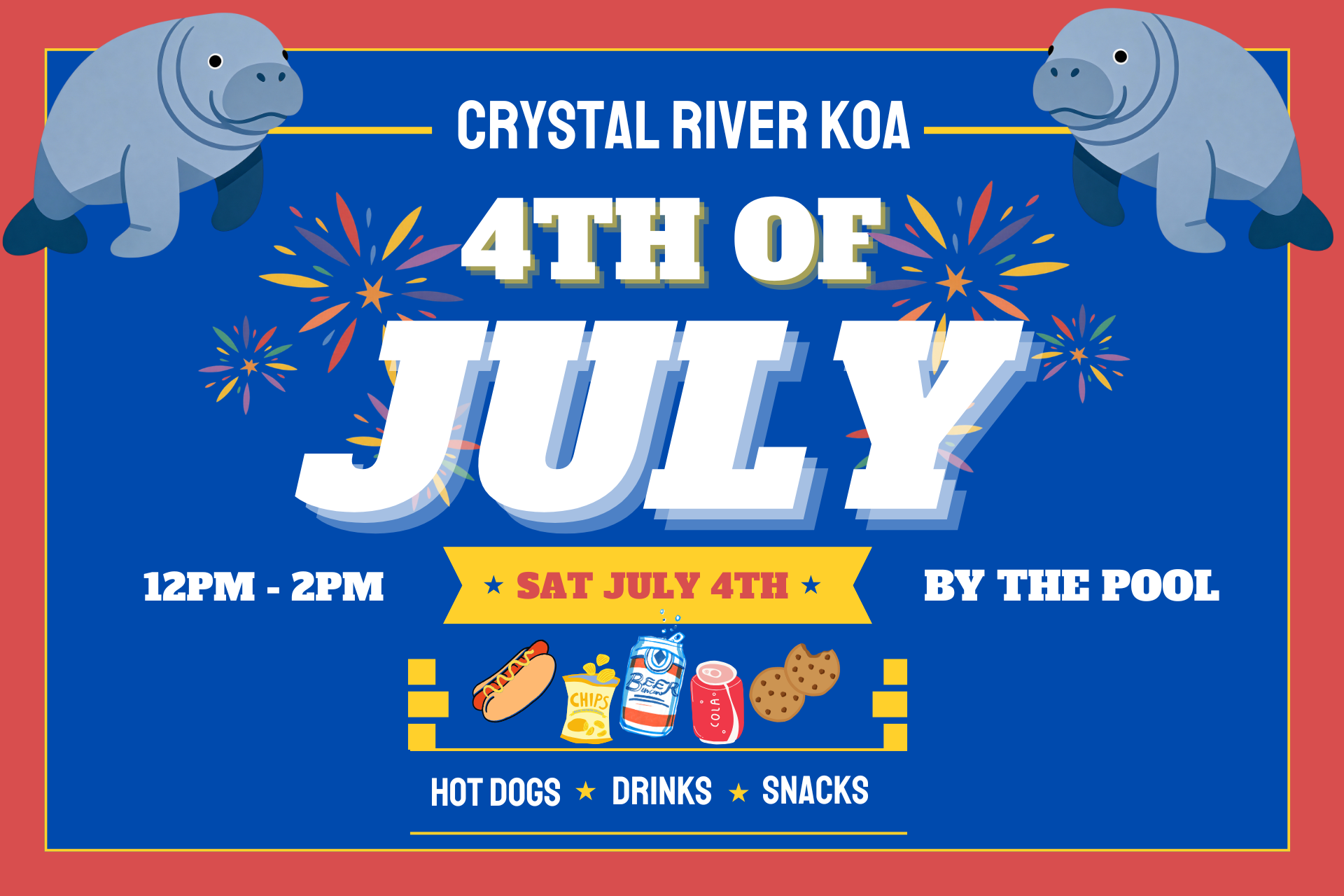 July 4th Cookout @ Crystal River KOA for Campground Guests Photo