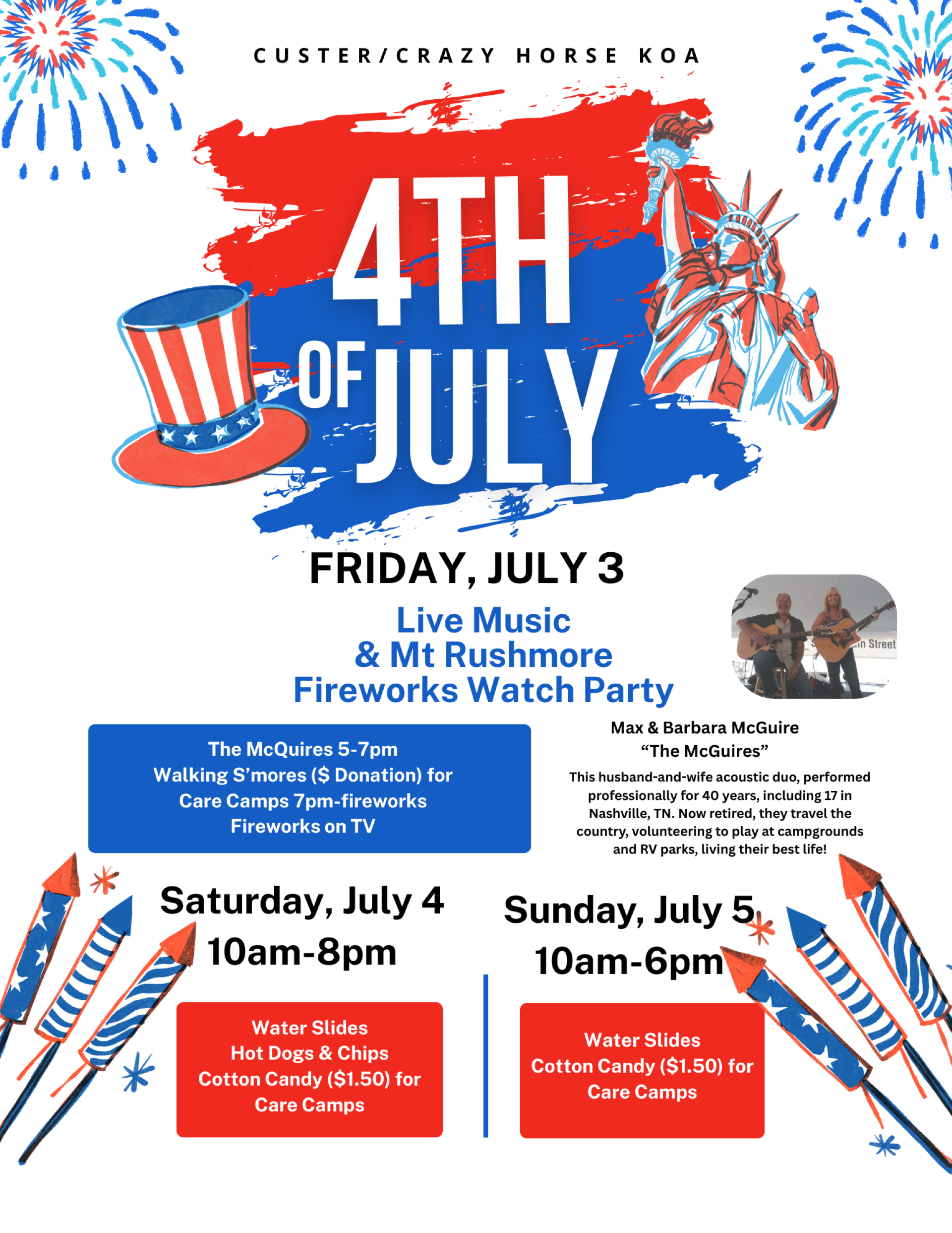 July 4 at the Campground Photo