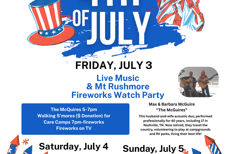 July 4 at the Campground Photo