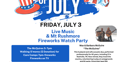 July 4 at the Campground