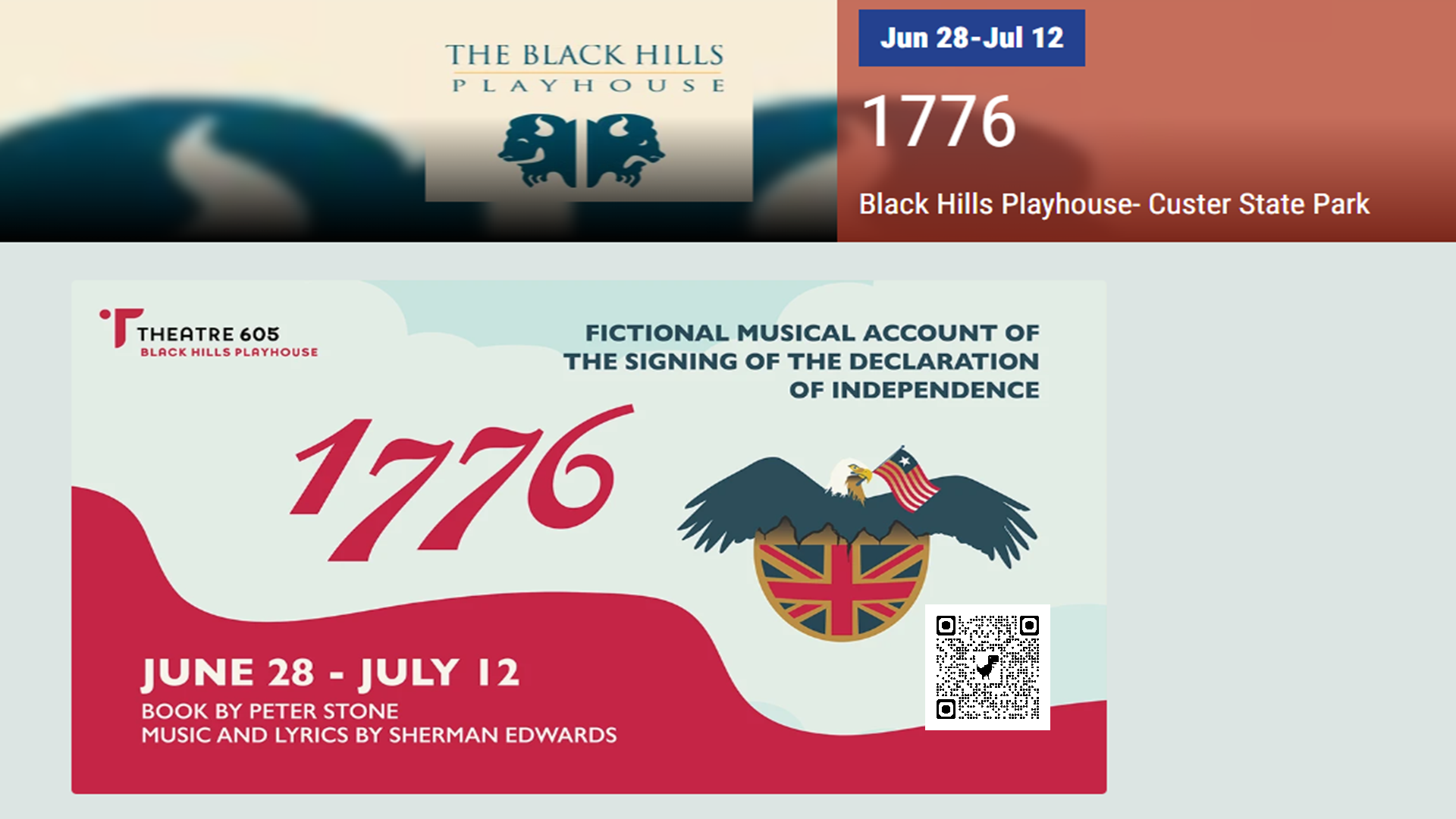 Black Hills Playhouse 1776 Photo