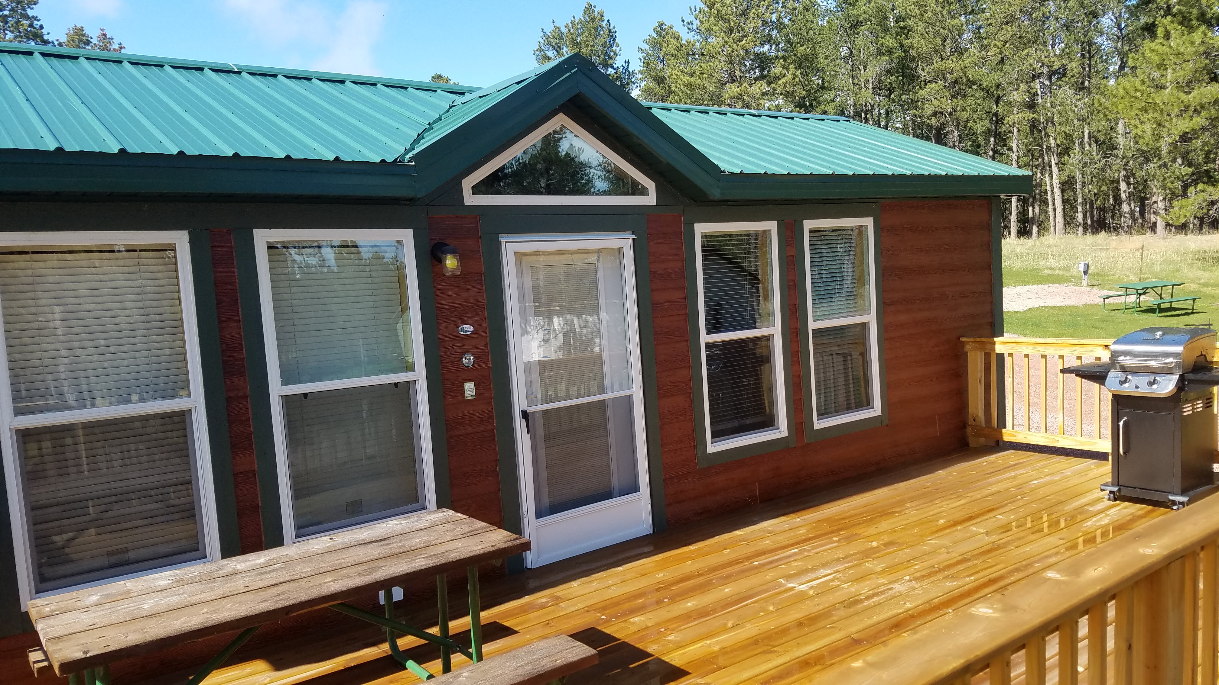 Deluxe Cabin...nice setting.