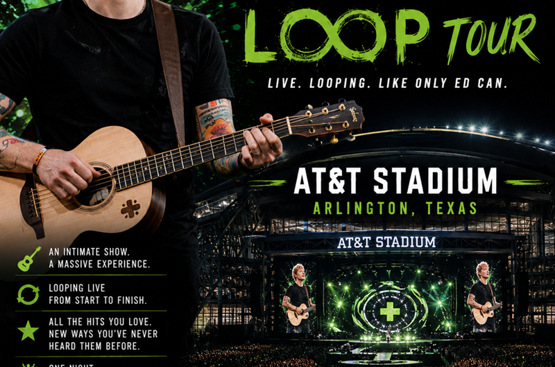 AT&T Stadium Ed Sheeran: Loop Tour Photo